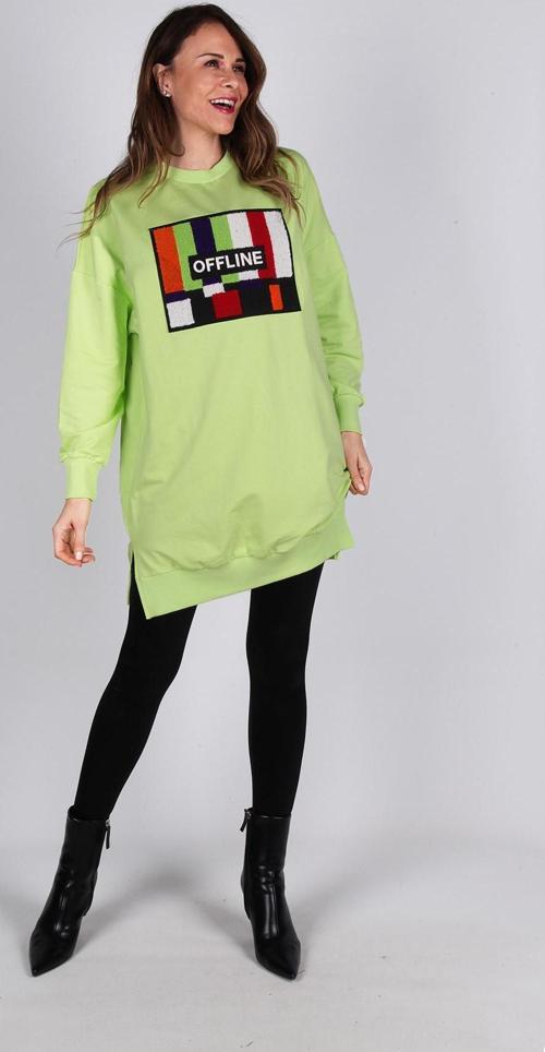 Kadın Uzun Sweatshirt Tesettür Tunik