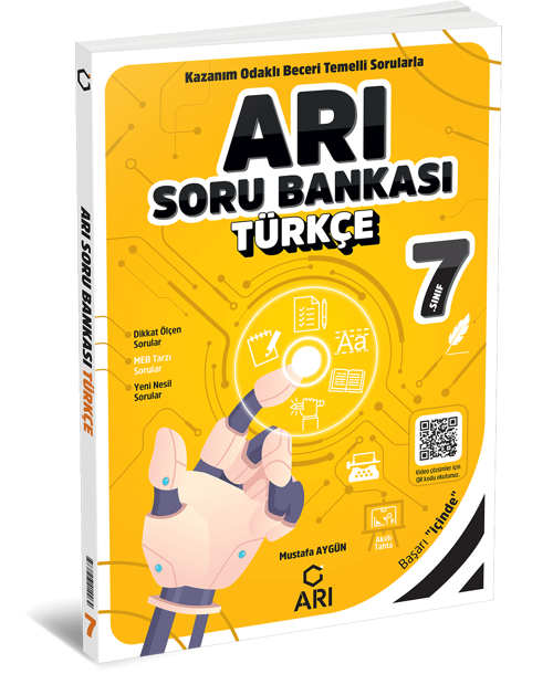 Arı Yayıncılık 7 Sınıf Türkçe Arı Soru Bankası