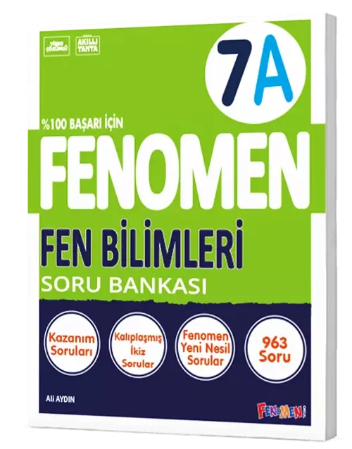 Fenomen Yayınları 7 Sınıf Fen Bilimleri A Soru Bankası
