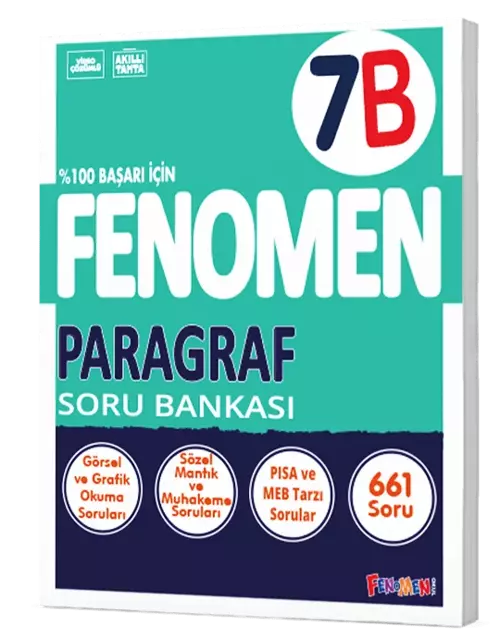 Fenomen Yayınları 7 Sınıf Paragraf B Soru Bankası