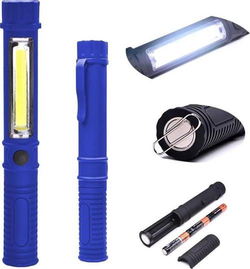 Argeus Mıknatıslı Pilli El Feneri Mavi V171