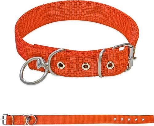 Savex Dokuma Köpek Boyun Tasması Turuncu 4*70 cm