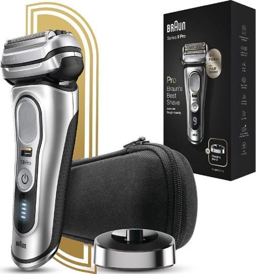 ProHead İle Yenilenen 9 Pro Serisi Sakal Traş Makinesi, Islak Kuru Kullanım + Seyahat Kabı