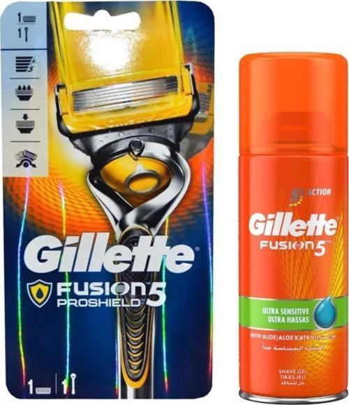 Fusion5 Proshield 1up Tıraş Makinesi + Fusion Ultra Hassas Tıraş Jeli 75 Ml