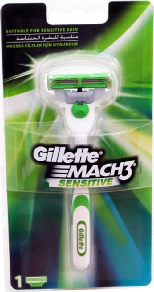 Tıraş Makinesi Mach-3 Sensitive 1up Yeni Ambalaj