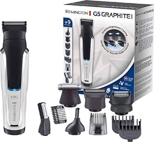 G5 Graphite 9 in 1 Tıraş Makinesi, Özel Grafit Kaplı Bıçakla Sinek Kaydı Tıraş Kolaylığı