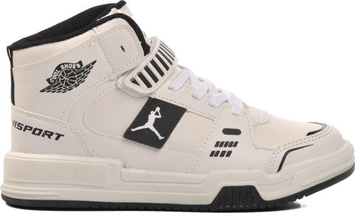 King-F Beyaz Bilek Boy Çocuk Sneaker