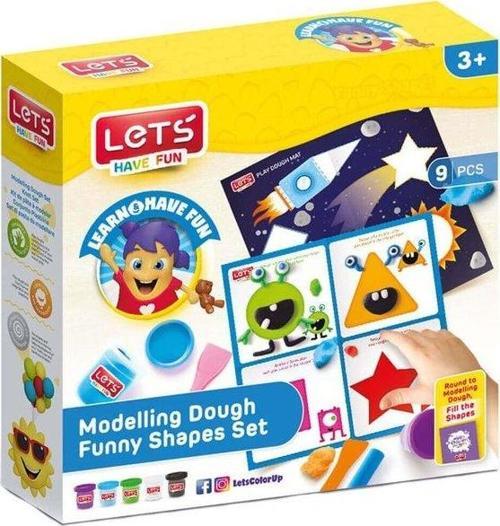 Eğlenceli Şekiller Matı Oyun Hamuru L9010