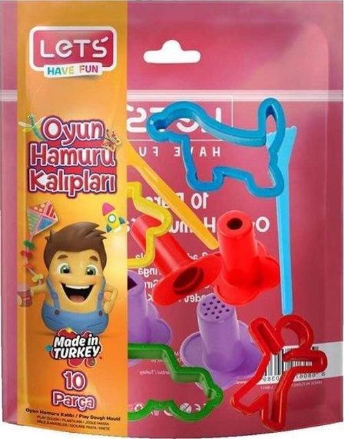 10 Parça Oyun Hamuru Kalıpları L8417