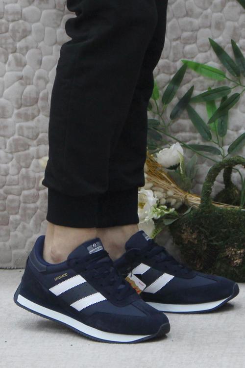 101 24985 Lacivert Beyaz  Ürün Erkek Sneaker Ayakkabı