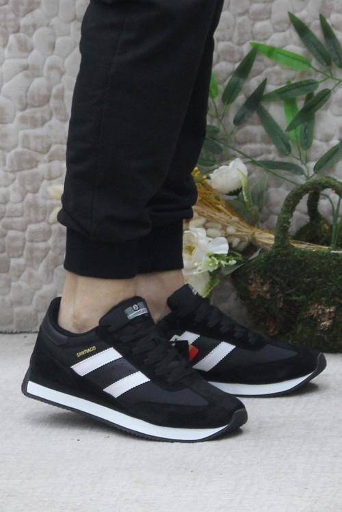 101 24985 Siyah Beyaz  Ürün Erkek Sneaker Ayakkabı