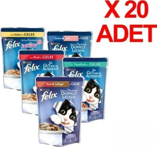 Karışık Paket Kedi Konservesi 20 Adet Yeni Içerik Yeni Paket