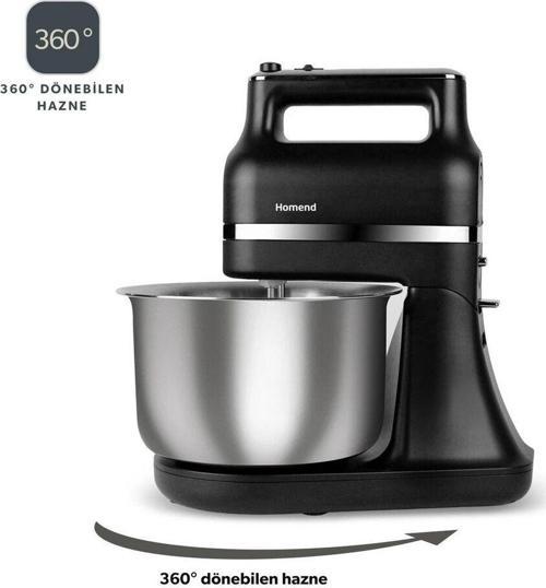 Profashion 3021H El Mikseri Fonksiyonlu ve 360° Dönerek Karıştırma Teknolojili 2in1 Stand Mikser