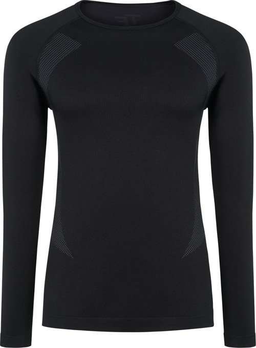 Erkek Seamless Termal Sweatshirt SİYAH