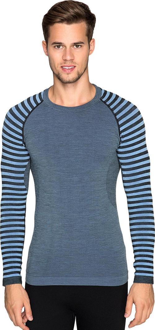Ultimate Merıno Erkek Seamless Termal Sweatshirt MAVİ