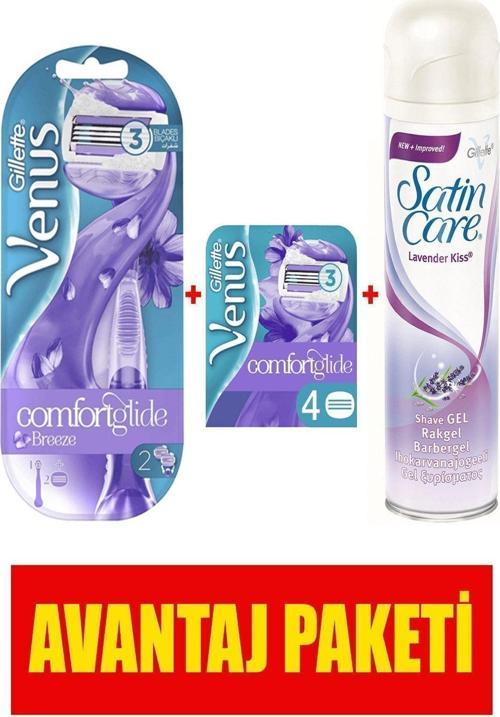Makine + 2 Yedek Tıraş Bıçağı +    4 lü Yedek Tıraş Bıçağı +   Tıraş Jeli 200 ml