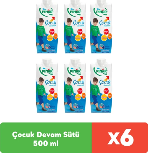 Çocuk Devam Sütü 500 ml x 6 adet