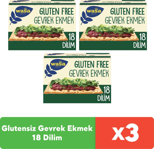 Glutensiz Gevrek Ekmek x 3 adet