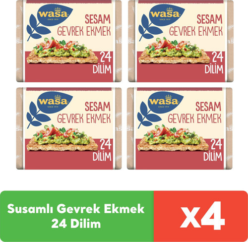 Susamlı Gevrek Ekmek x 4 adet