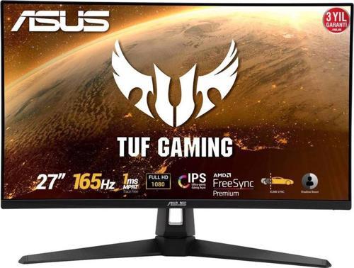 TUF GAMING 27" VG279Q1A 165Hz 1ms HDMI DP ELMB IPS FHD Freesync Premium Gaming Monitör