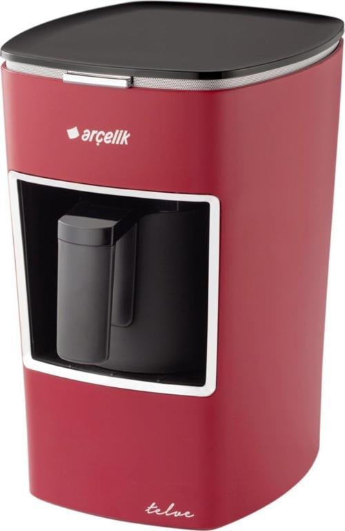 K-3300 Kırmızı Mini Telve Türk Kahve Makinesi