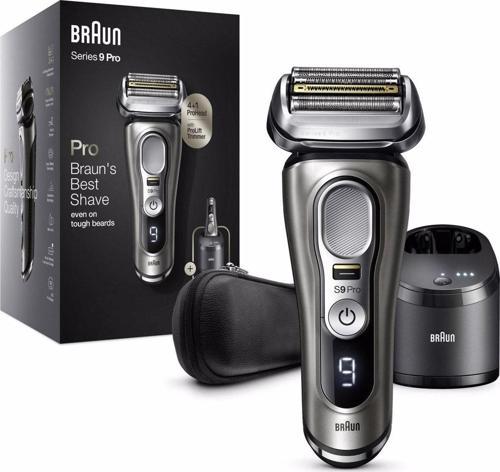 Series 9 Pro 9465cc Islak & Kuru Tıraş Makinesi + Clean&charge + Deri Seyahat Kılıfı