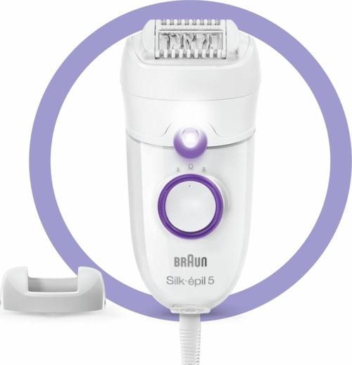 Silk-épil 5 5505 Kablolu Kuru Kullanım Epilatör, Smartlight, Daraltıcı Başlık