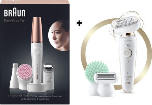 Silk-épil 9 Flex 9020 Epilatör + Facespa Pro 912 Epilatör