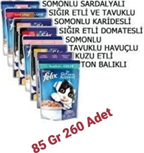 Kedi Maması Karışık 260 Adet