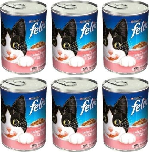 Somonlu Ve Alabalıklı Konserve Yetişkin Kedi Maması 6 X 400 gr
