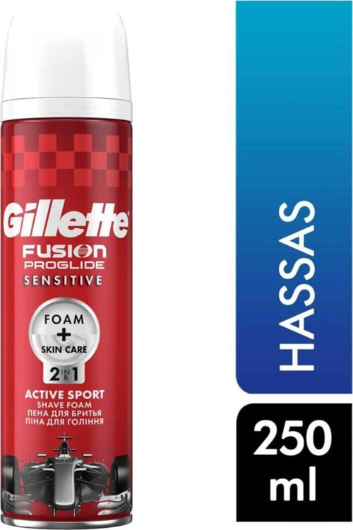Fusion Proglide Tıraş Köpüğü 250 Ml Hassas Red Racing