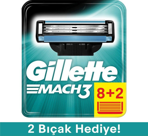 Mach3 Yedek Tıraş Bıçağı - 10'lu