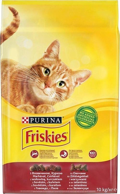 Purina Et, Tavuk Ve Sebzeli Yetişkin Kedi Kuru Maması 10 Kg (YENİ AMBALAJ)
