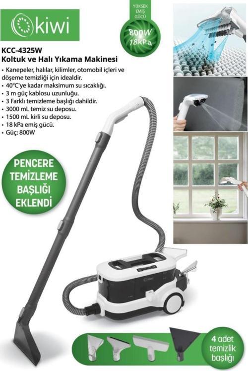 Yeni Ekstra (4325 YENİ MODEL) Pencere Temizleme Aparatlı Koltuk Halı Yıkama Ve Leke Çıkartma Ma