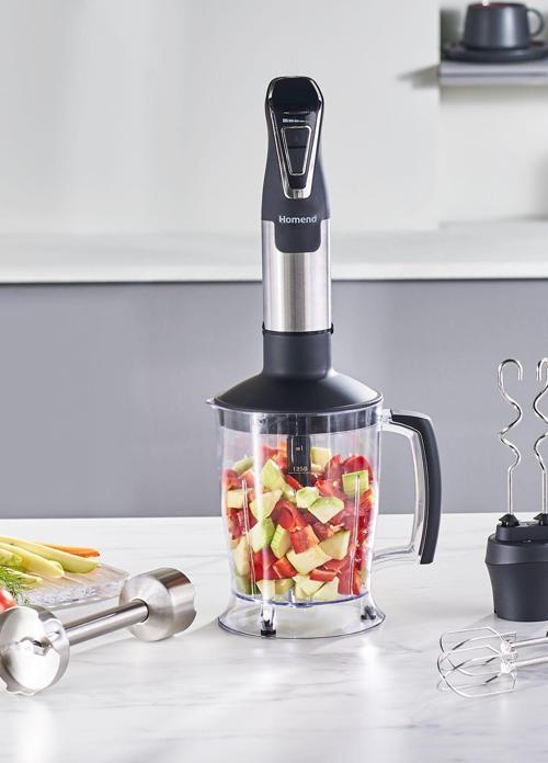 Handmaid 1966h Inox Xlarge Hazneli, Çift Bıçaklı Blender Set