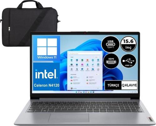 Ideapad1 Celeron N4120 4gb Ram 128gb 15.6" Windows 11 Taşınabilir Bilgisayar