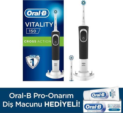 D150 Şarjlı Diş Fırçası+1 Yed Başlık+Pro Onar 50ml Diş M.