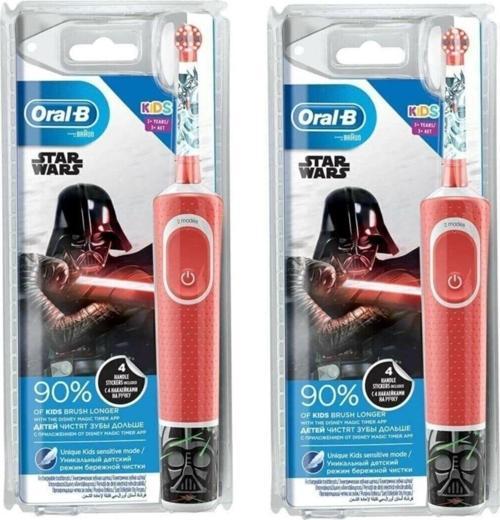 Şarjlı Çocuk Diş Fırçası Starwars-d100 2 Adet