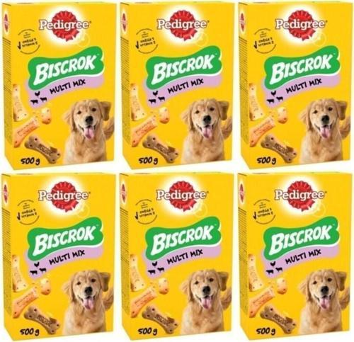 Biscrok Multi Mix Köpek Ödül Bisküvisi 6 X 500 gr