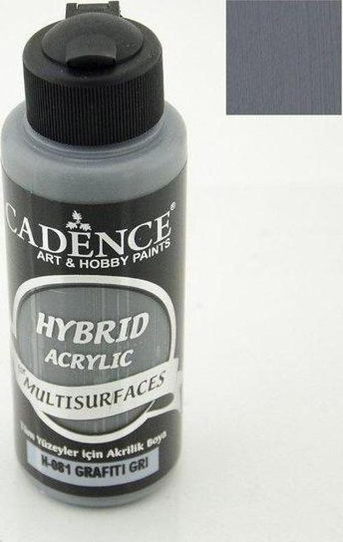 Hybrid Akrilik Multisurfaces H-081 Grafiti Gri 120Ml