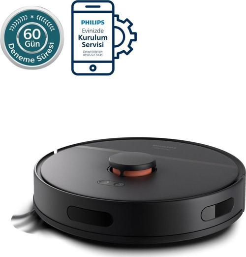 3000 Serisi Islak Kuru Moplu Siyah Robot Süpürge,4000 PA, 0,35 Litre, Siyah, 14,76 V