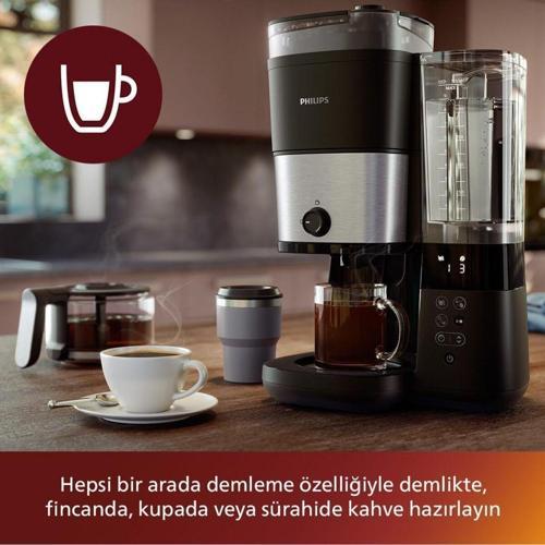 Çekirdek Kahve Öğütücülü Filtre Kahve Makinesi