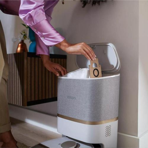 Anti alerjik Özellikli 5000 Pa 66Db Islak Kuru İstasyonlu Robot Süpürge