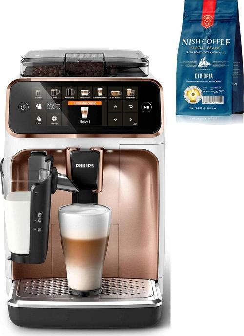 Espresso Makinesi, LatteGo Süt Sistemi, AquaClean Filtre 1 Kg Çekirdek Kahve Hediye
