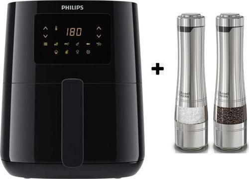 Essential Airfryer Fritöz Hd9252/90 +russell Hobbs Tuz & Karabiber Öğütücü Pilli Işıklı