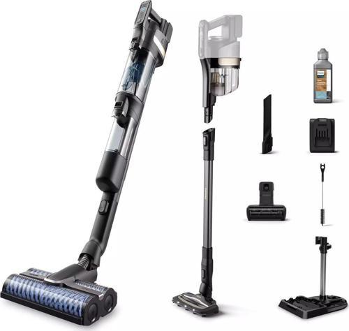 Aqua Trio Plus 3 in1 Silme Süpürme Emme Fonksiyonlu LCD Ekran Yeni Premium Dikey Şarjlı Süpürge