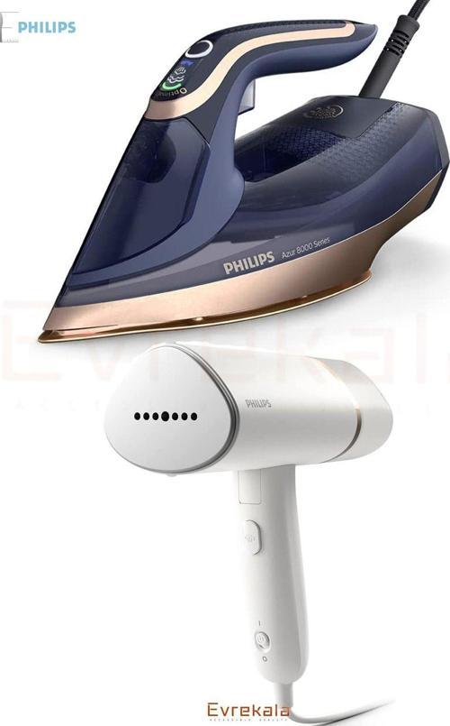 Evrekala Shop Buharlı Ütü Seti Dikey Seyahat Ütüsü Ve Azur Ütü