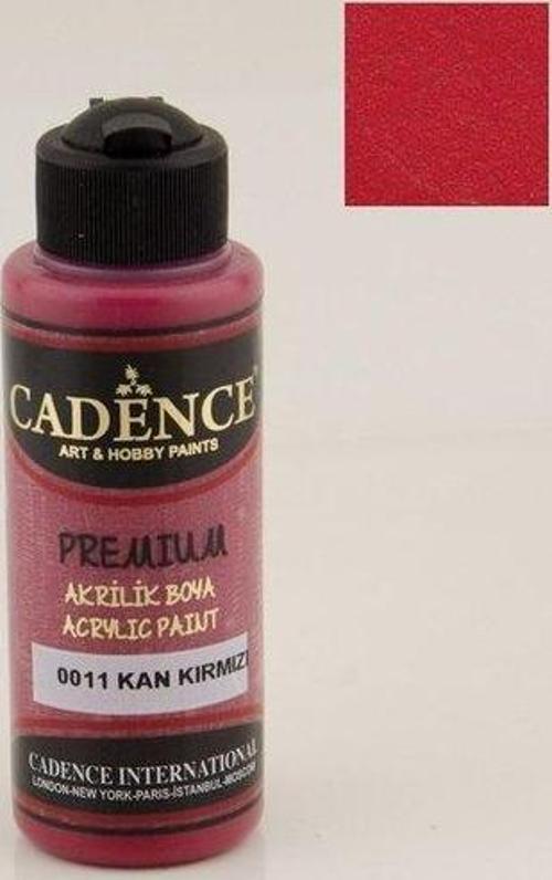 Premium Akrilik Boya 0011 Kan Kırmızı 120Ml