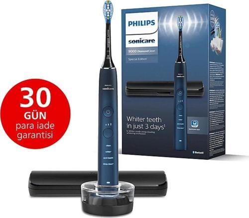 Sonicare Diamond Clean 9000 Şarjlı Diş Fırçası, Seyahat Kabı, Sonicare App - Siyah HX9911/88