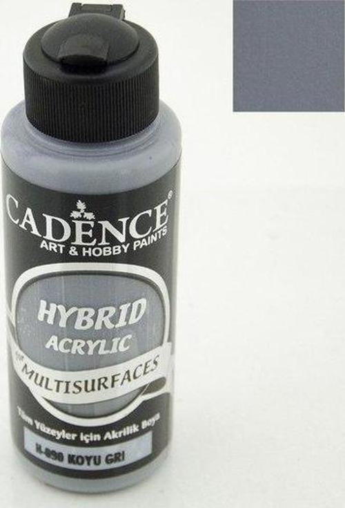 Hybrid Akrilik Multisurfaces H-090 Koyu Gri 120Ml